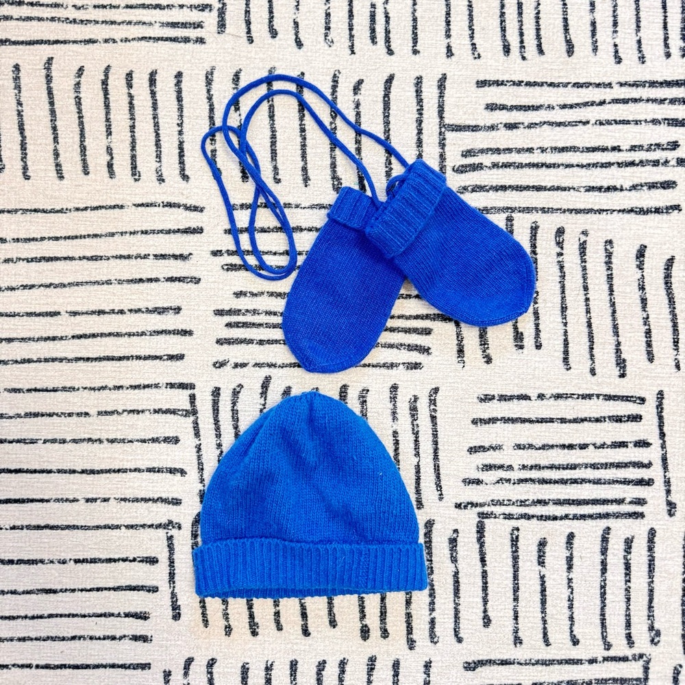 Portolano Kids Baby Hat and Mittens 9-12m